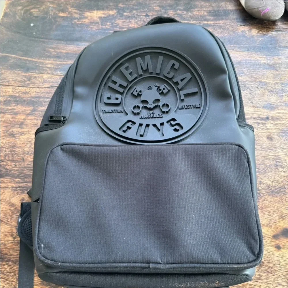 CHEMICAL GUYS BLACK LEGACY STEALTH MULTIPURPOSE BACKPACK travel school work